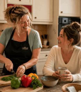 cuisine avec jeune